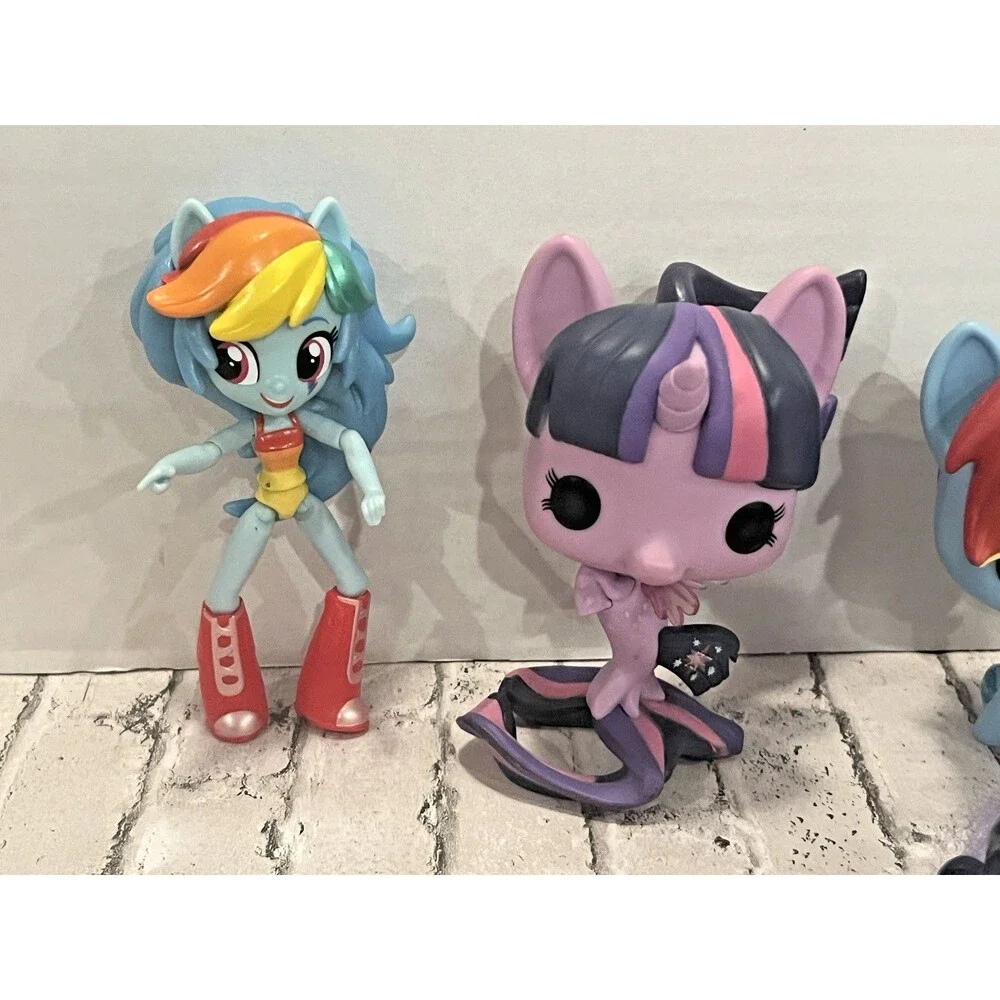 My Little Pony Figure Lot Rainbow Dash Rarity Twilight Sparkle Mixed Toys Funko